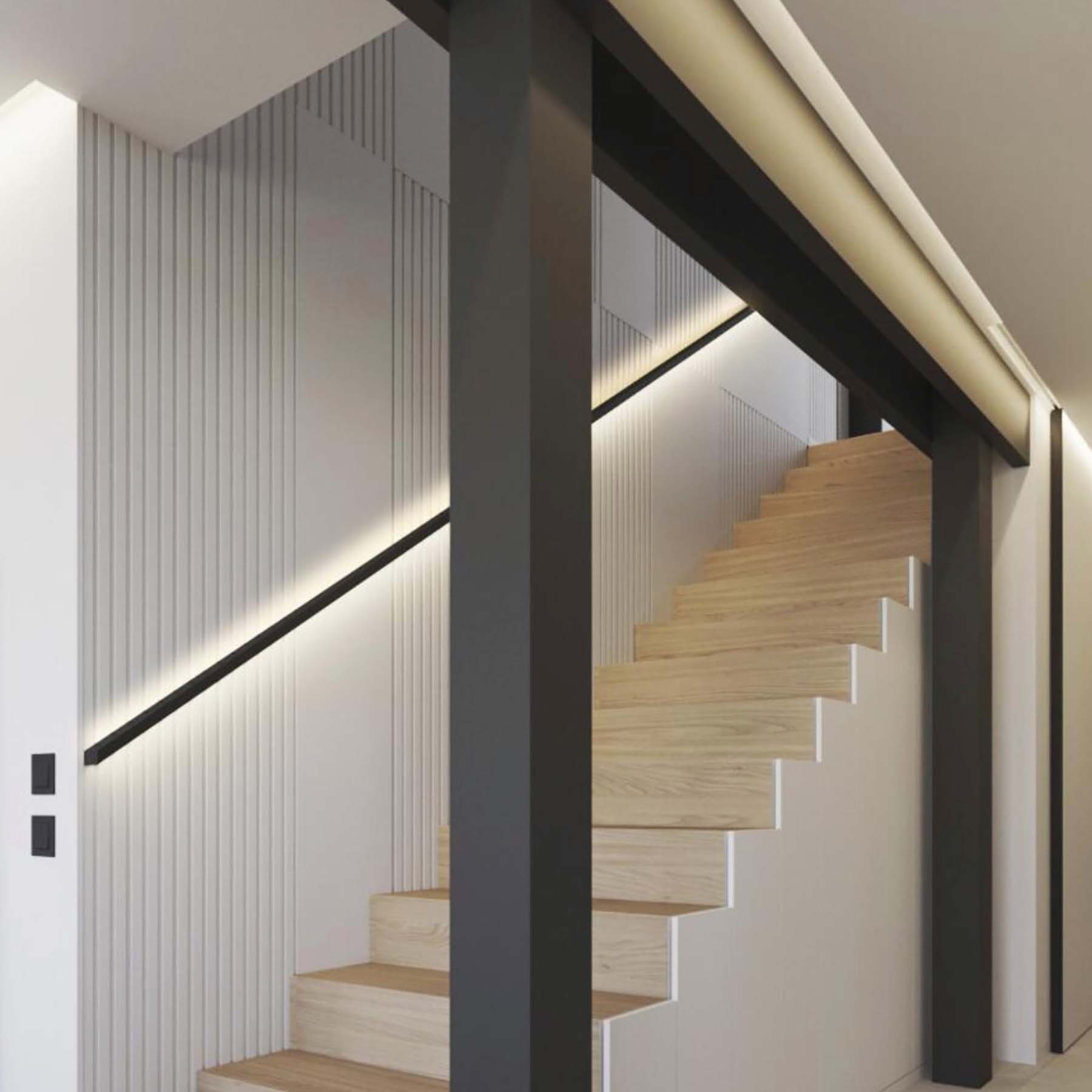G.W.S. LED Wall & Coving LED Aluminium Profile 23x10mm (352)