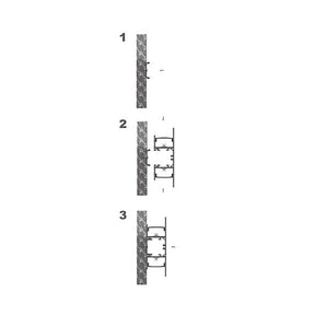 G.W.S. LED Wall & Coving LED Aluminium Profile 75.2x25mm (268)