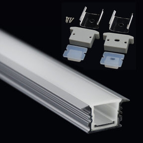 G.W.S. LED Waterproof Recessed LED Aluminium Profile 25x12.9mm (295-D2513)