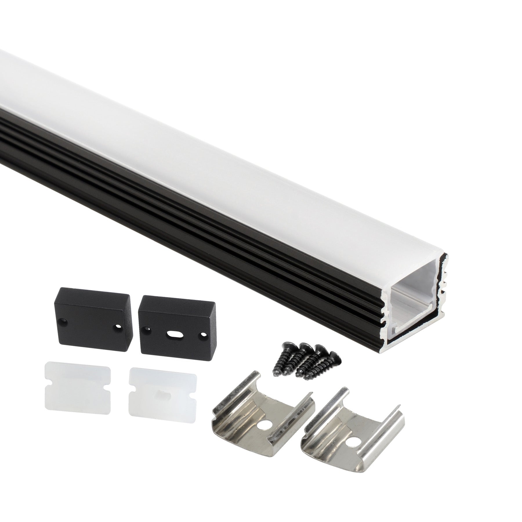 G.W.S. LED Waterproof Surface Mounted LED Aluminium Profile 17.5x12.9mm (296-D1713)