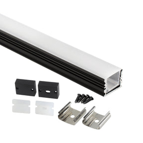 G.W.S. LED Waterproof Surface Mounted LED Aluminium Profile 17.5x12.9mm (296-D1713)