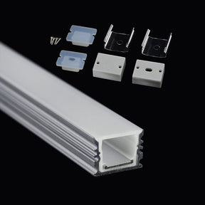 G.W.S. LED Waterproof Surface Mounted LED Aluminium Profile 17.5x12.9mm (296-D1713)