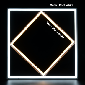 G.W.S LED Wholesale 595x595mm LED Panel Lights LED Diamond Lattice Panel Frame Border Edge Light 591x591mm 60W