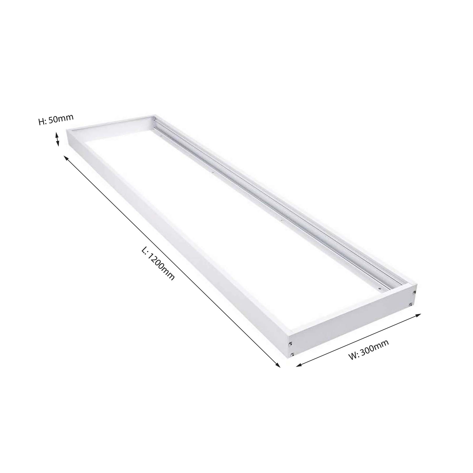 G.W.S LED Wholesale 595x595mm LED Panel Lights LED Panel Light Surface Mounted Frame Kit 600x600mm, 600x1200mm, 1200x300mm