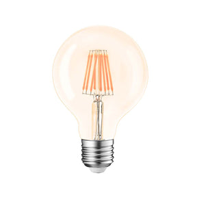 G.W.S LED Wholesale Filament LED Bulbs G80 Vintage Style Dimmable E27 8W LED Filament Globe Light Bulb