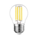 G.W.S LED Wholesale Filament LED Bulbs Globe (Clear) / 6W / Warm White (2700K) G45 Vintage Style Dimmable E27 6W LED Filament Globe Light Bulb