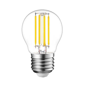 G.W.S LED Wholesale Filament LED Bulbs Globe (Clear) / 6W / Warm White (2700K) G45 Vintage Style Dimmable E27 6W LED Filament Globe Light Bulb