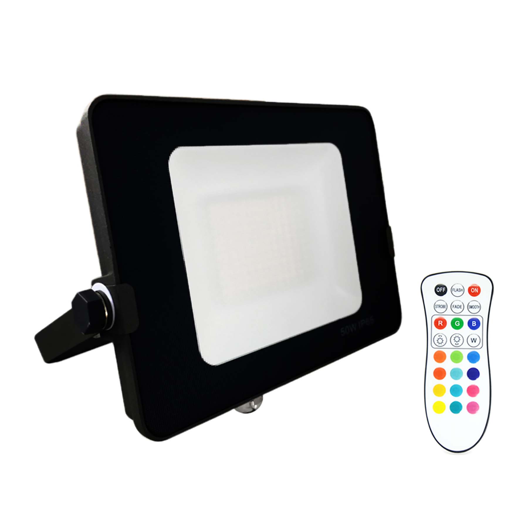 G.W.S LED Wholesale Infinity LED Floodlight Infinity Black Casing LED Colour Changing RGB Flood Light