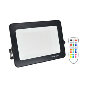 G.W.S LED Wholesale Infinity LED Floodlight Infinity Black Casing LED Colour Changing RGB Flood Light