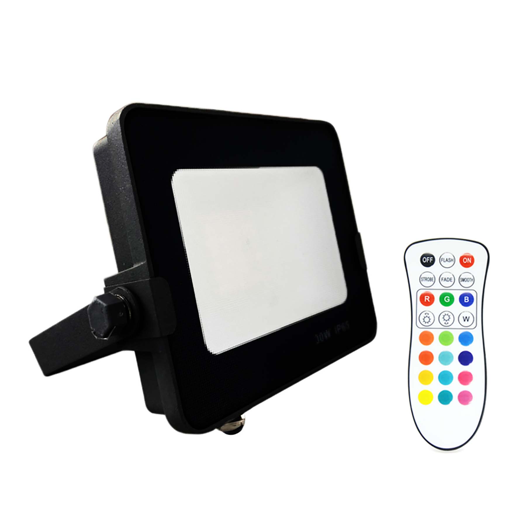 G.W.S LED Wholesale Infinity LED Floodlight Infinity Black Casing LED Colour Changing RGB Flood Light