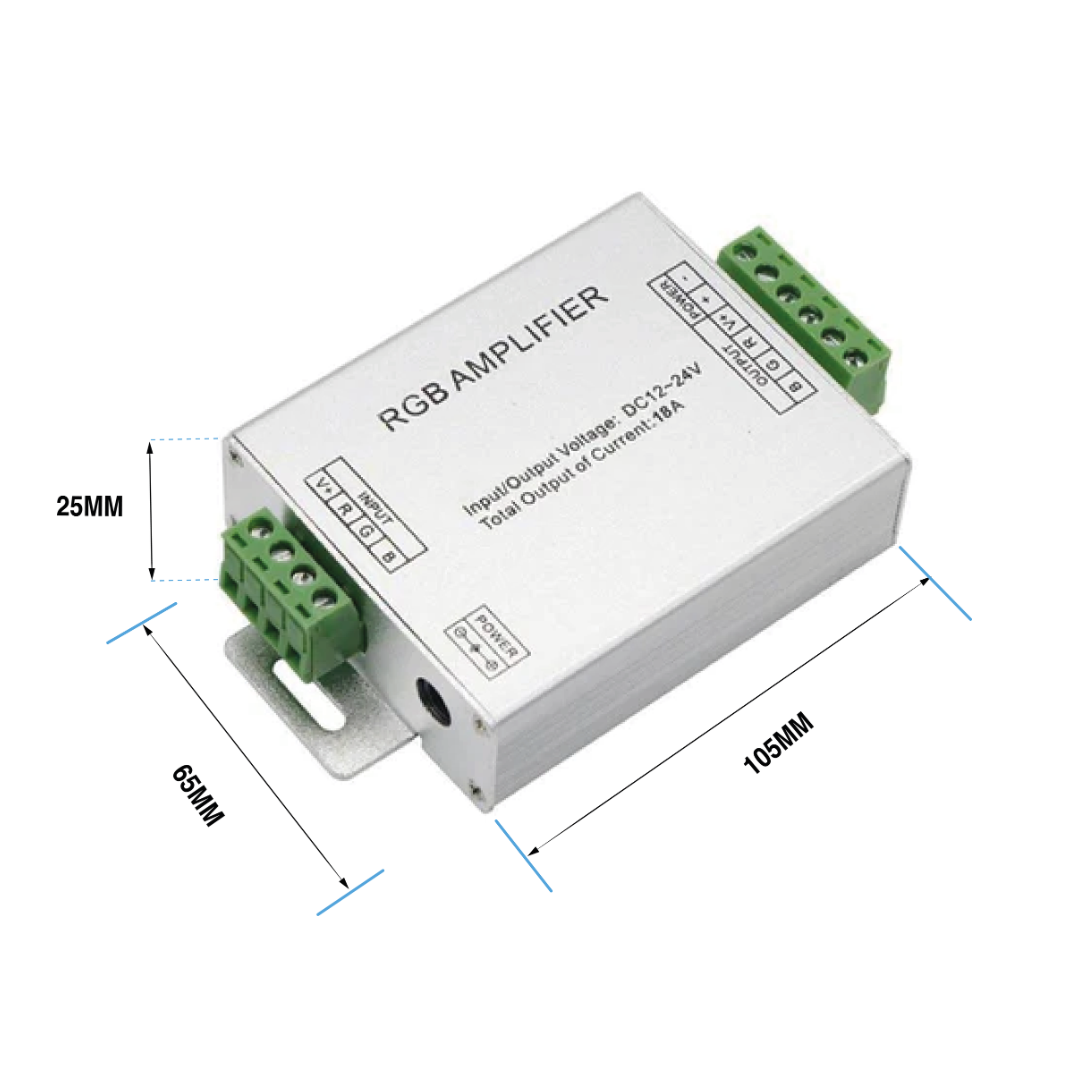 G.W.S LED Wholesale LED Amplifiers RGB LED Strip Signal Amplifier