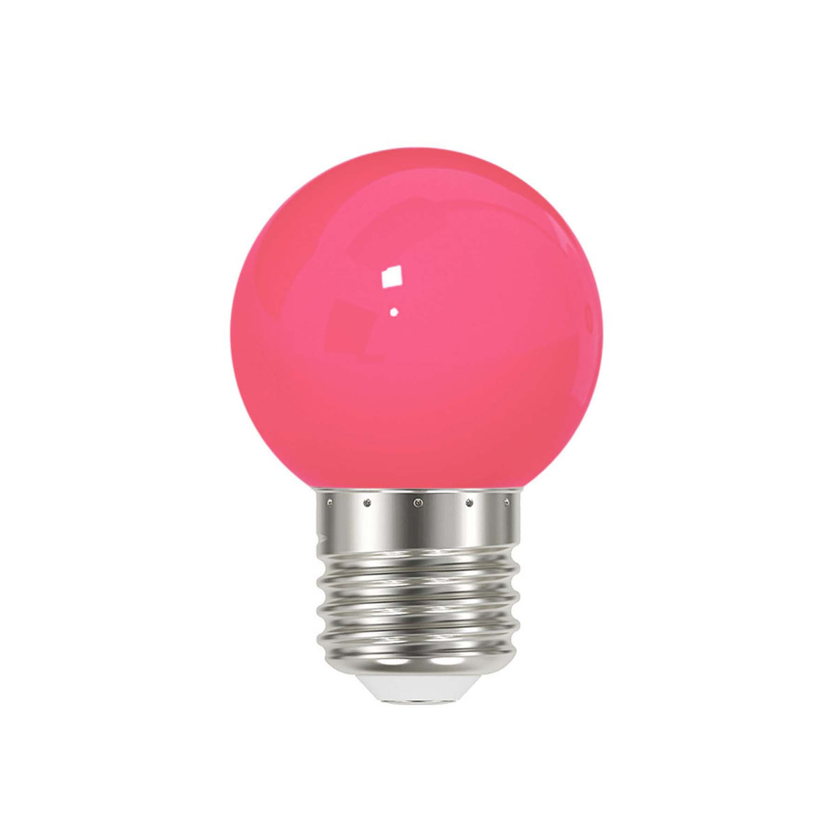 G.W.S LED Wholesale LED Bulbs 3W / Pink / 5 3W E27 Bayonet Festoon LED Coloured Bulb Pink