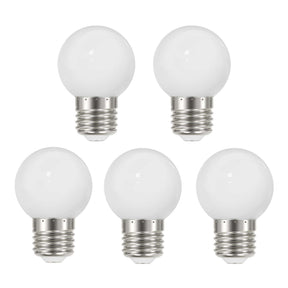 G.W.S LED Wholesale LED Bulbs 3W / White / 5 3W E27 Bayonet Festoon LED Coloured Bulb White