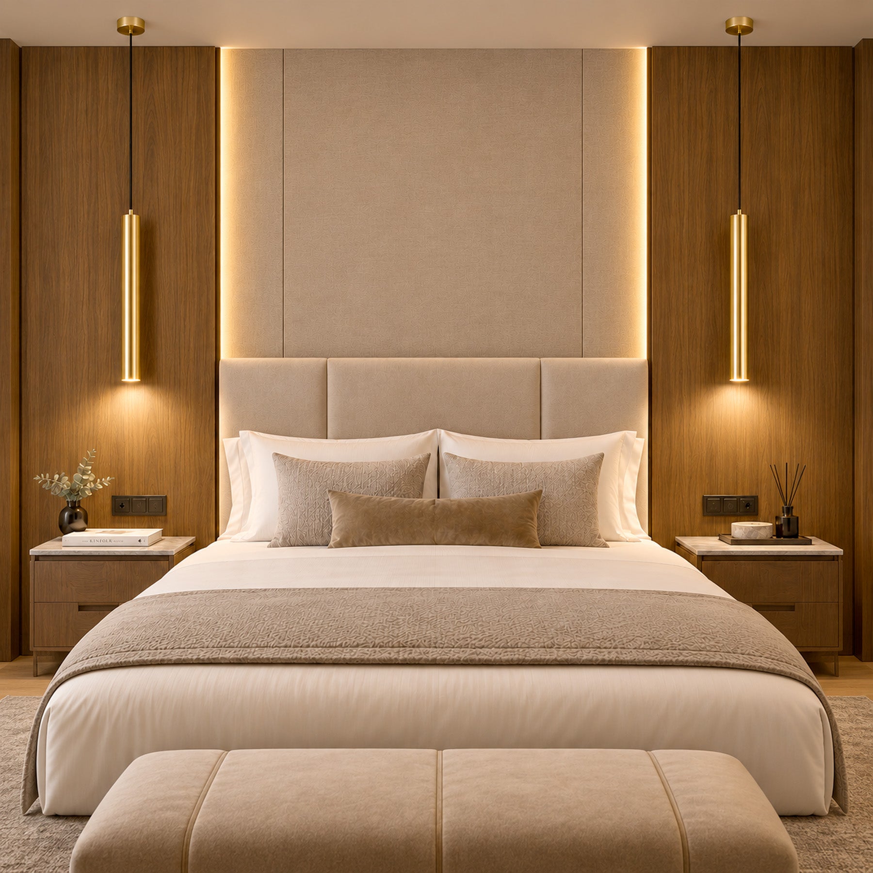 G.W.S LED Wholesale LED Ceiling Lights Gold LED Cylinder Pendant Light