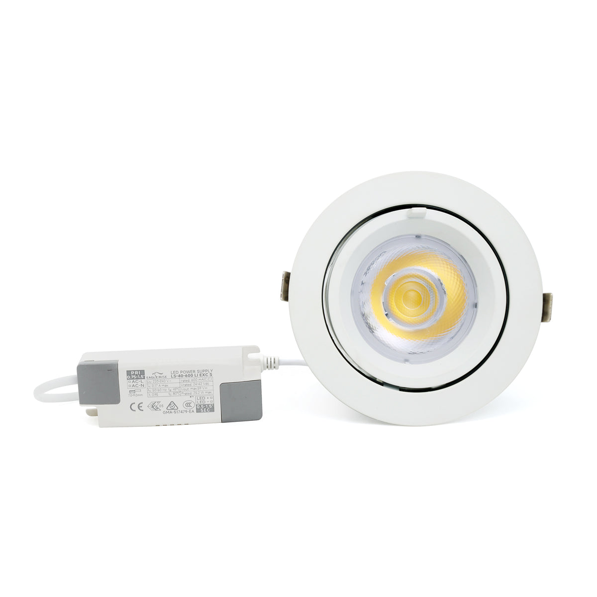 G.W.S LED Wholesale LED Downlights Directional Adjustable LED Gimbal Scoop Downlight