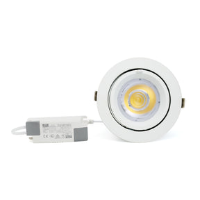 G.W.S LED Wholesale LED Downlights Directional Adjustable LED Gimbal Scoop Downlight