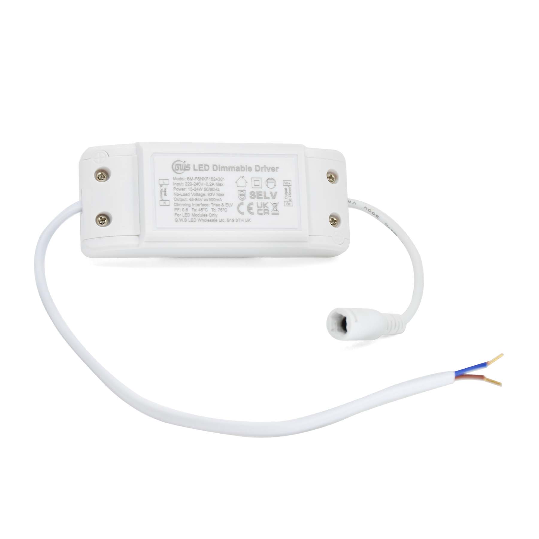 G.W.S LED Wholesale LED Drivers/LED Power Supplies 15-24W Triac Constant Current LED Dimmable Driver