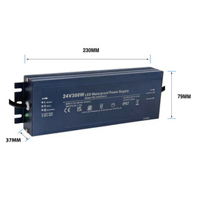 G.W.S LED Wholesale LED Drivers/LED Power Supplies 24V / 300W IP67 Waterproof 24V 12.5A 300W LED Wall Washer Driver