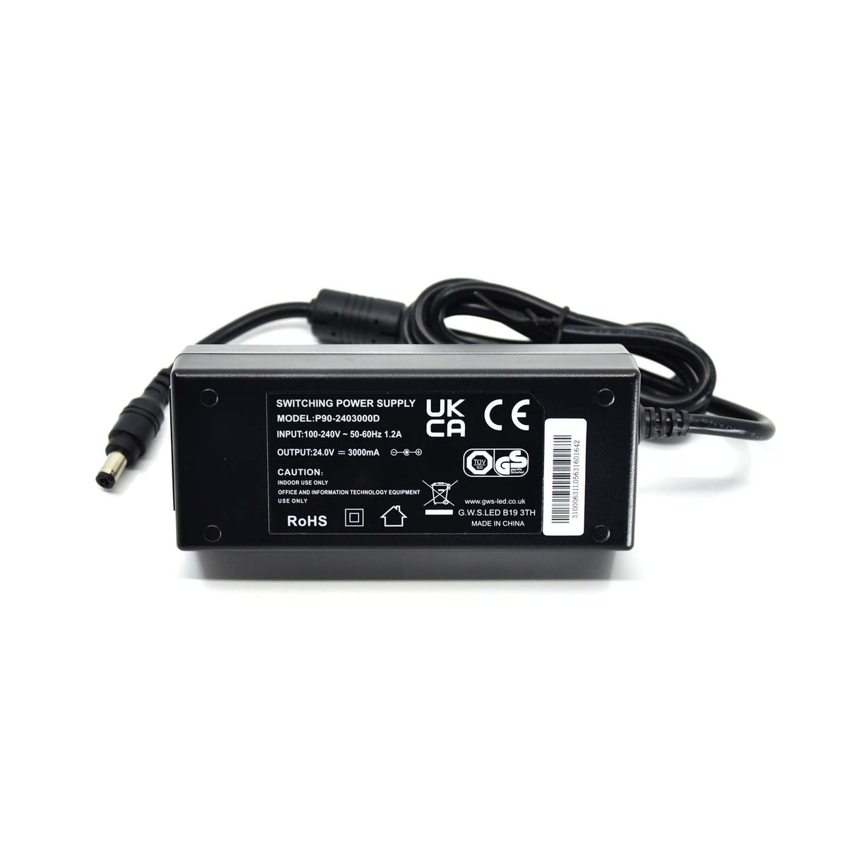 G.W.S LED Wholesale LED Drivers/LED Power Supplies 24V / 72W 24V 3A 72W LED Power Adapter