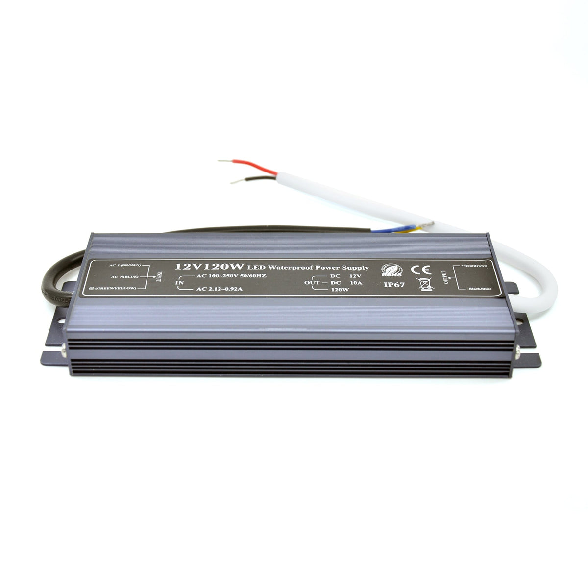 G.W.S LED Wholesale LED Drivers/LED Power Supplies IP67 (Waterproof) / 12V / 120W IP67 Waterproof 12V 10A 120W LED Driver