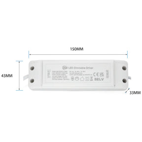 G.W.S LED Wholesale LED Drivers/LED Power Supplies LED Triac Constant Current Dimmable Driver 30-42W