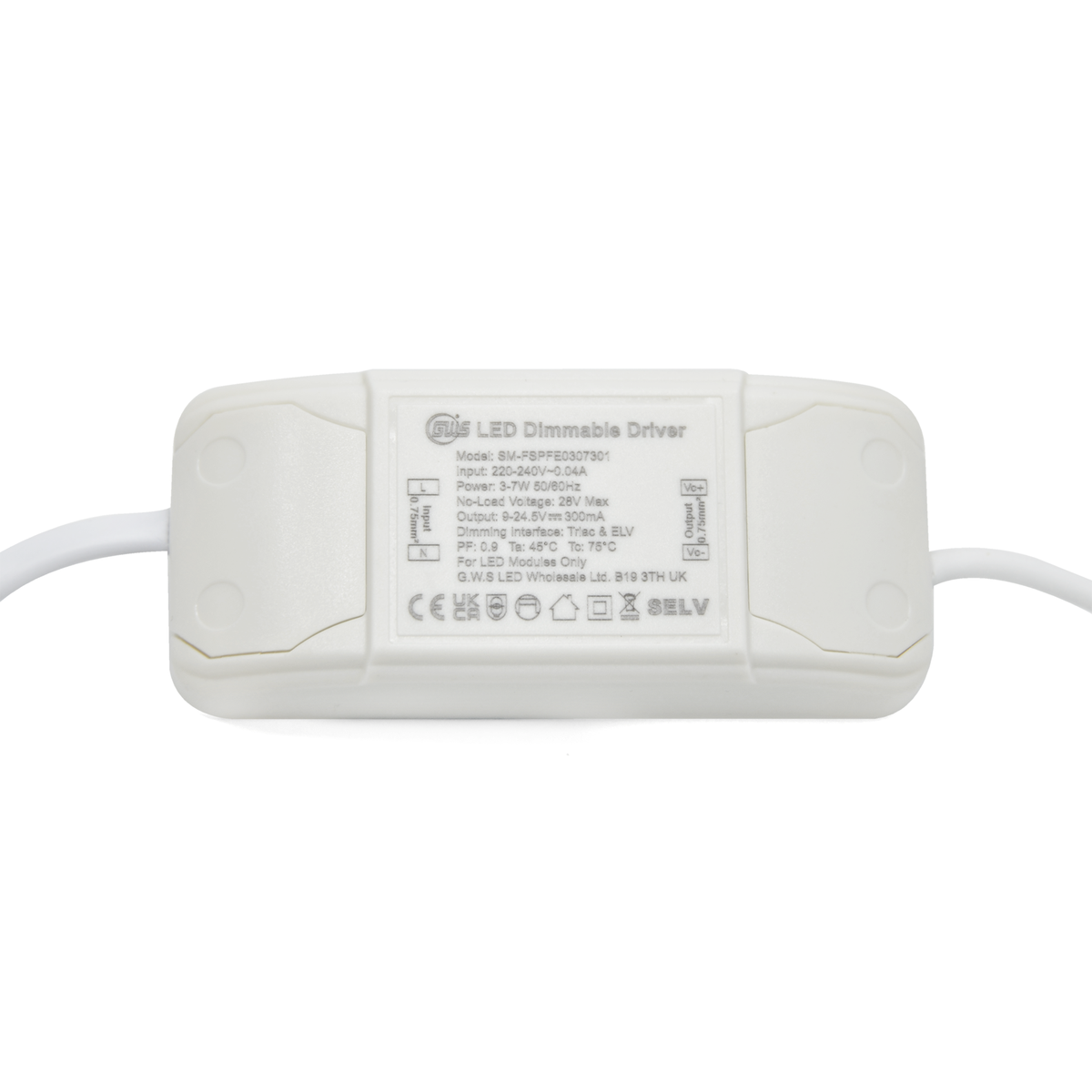 G.W.S LED Wholesale LED Drivers/LED Power Supplies Triac Constant Current LED Dimmable Driver 3-40W