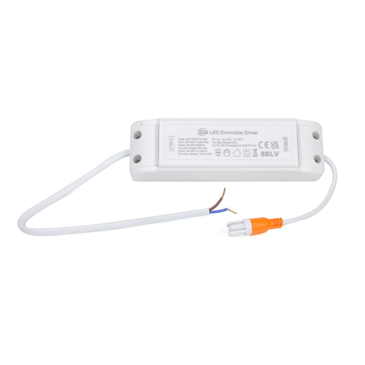 G.W.S LED Wholesale LED Drivers/LED Power Supplies Triac Constant Current LED Dimmable Driver 30-40W