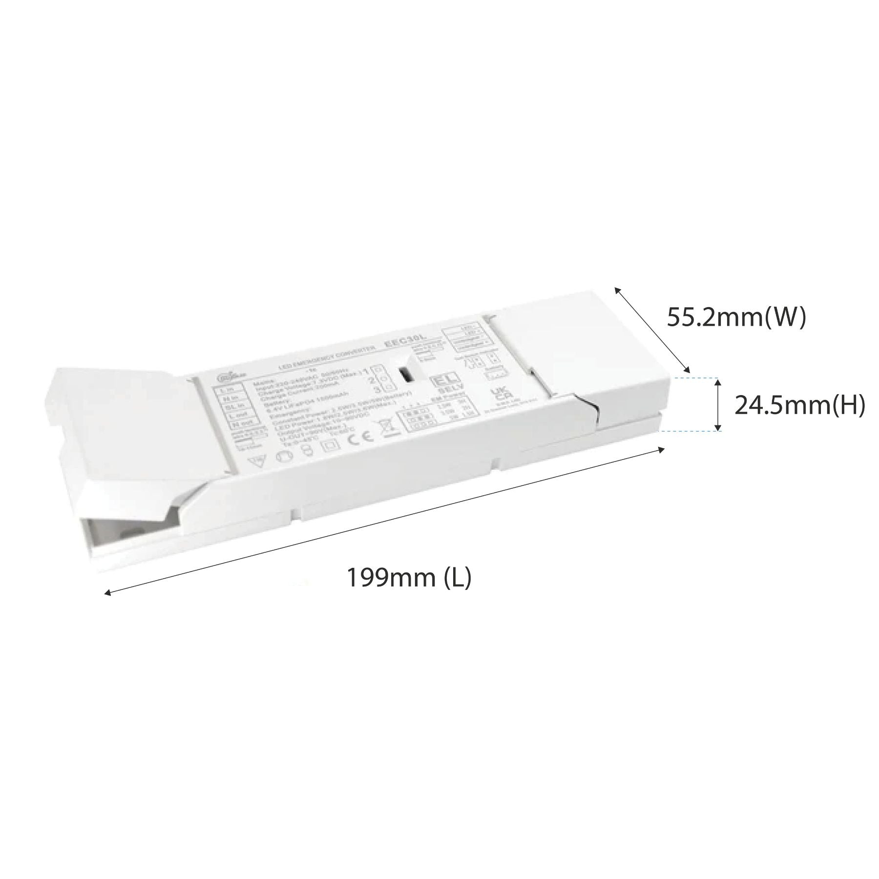 G.W.S LED Wholesale LED Emergency Lights 2.5W Universal LED Emergency Power Pack