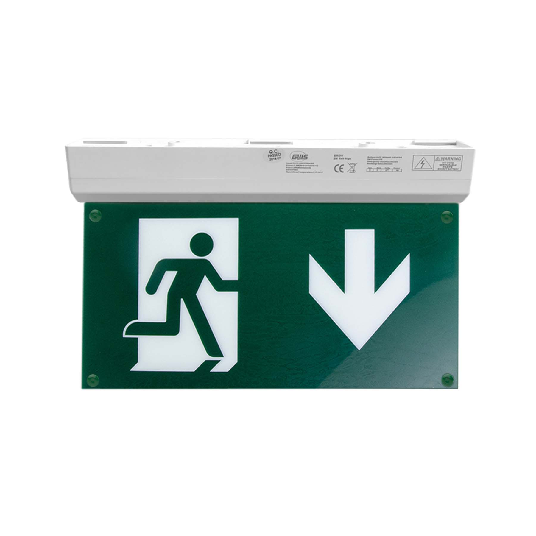 Exit Signs Power Outage Emergency Exit Arrow Right Luminous Exit And