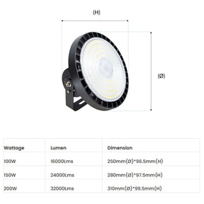G.W.S LED Wholesale LED High Bay Lights Premium UFO Industrial LED High Bay Light