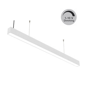 G.W.S LED Wholesale LED Linear Lights 1-10V Dimming / 2FT / 3CCT (3000K+4000K+6000K) White LED Linkable Linear Light With Toolless Locking System