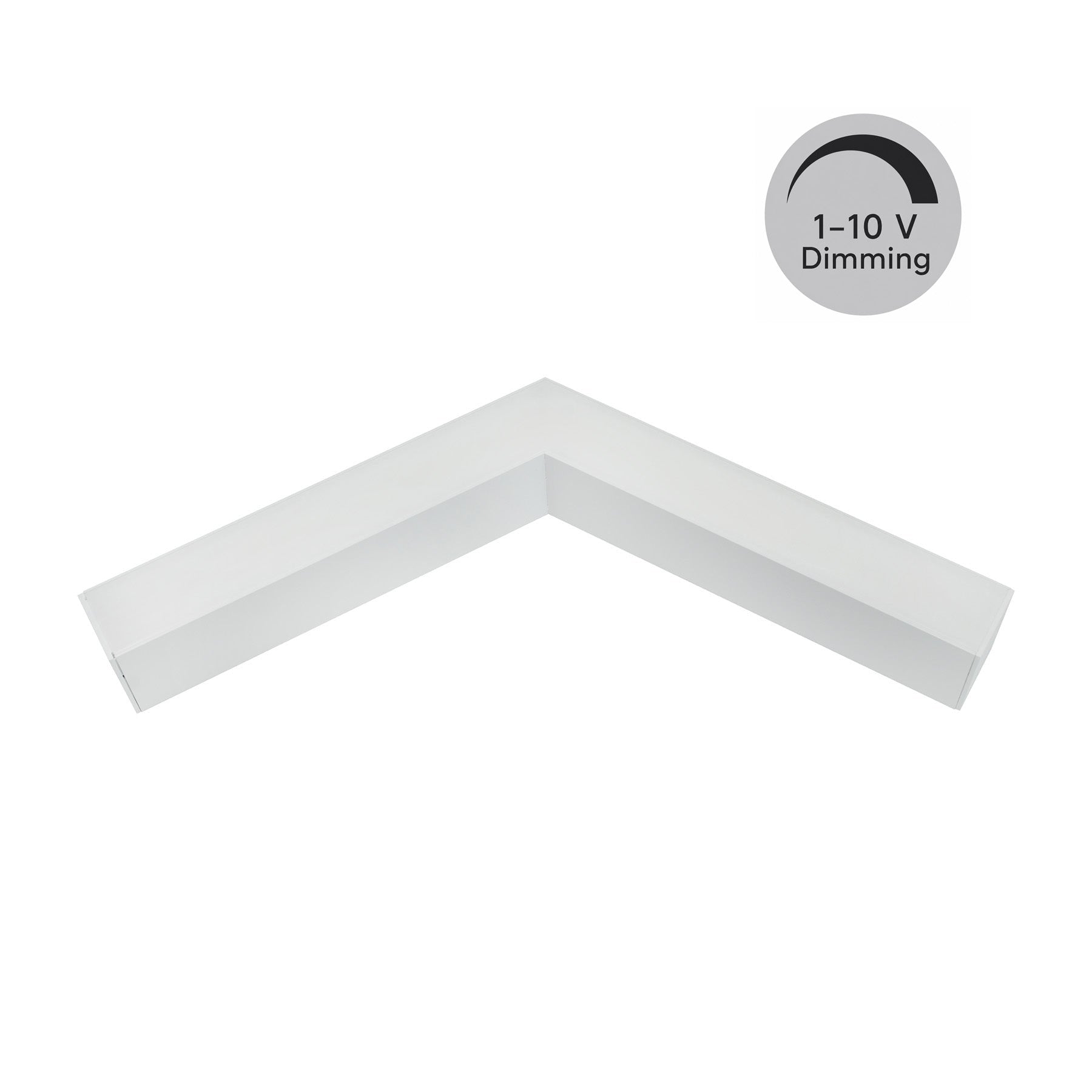 G.W.S LED Wholesale LED Linear Lights 1-10V Dimming / White / 3CCT (3000K+4000K+6000K) LED Linear Light 120° L Shape Connector Module