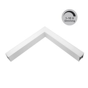 G.W.S LED Wholesale LED Linear Lights 1-10V Dimming / White / 3CCT (3000K+4000K+6000K) LED Linear Light 90° L Shape Connector Module