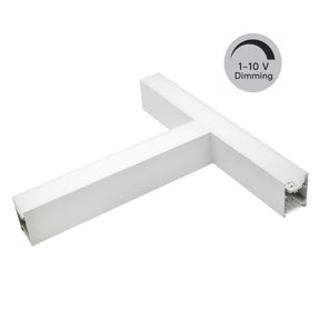 G.W.S LED Wholesale LED Linear Lights 1-10V Dimming / White / 3CCT (3000K+4000K+6000K) LED Linear Light T Shape Connector Module