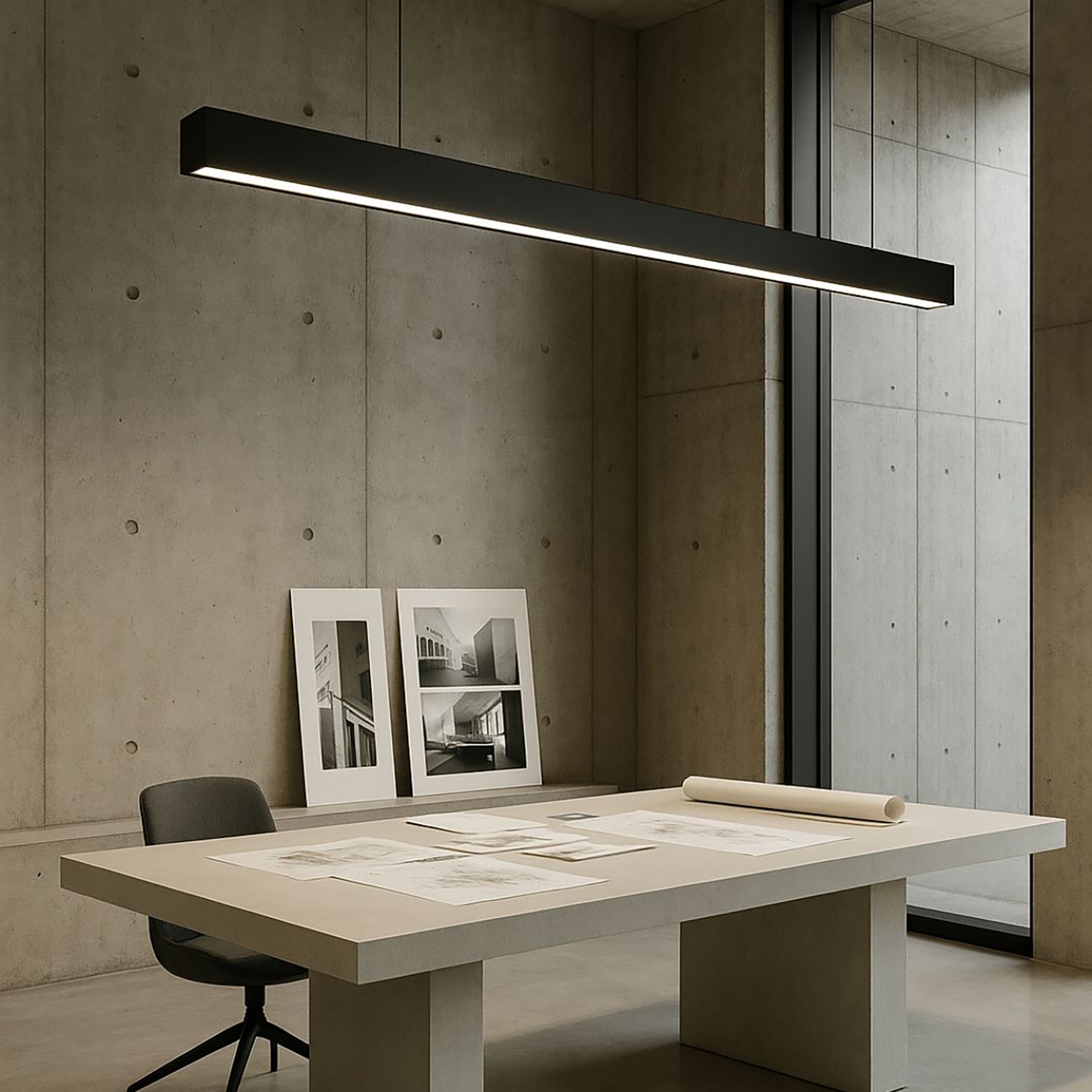 G.W.S LED Wholesale LED Linear Lights Black LED Linkable Linear Light With Toolless Locking System