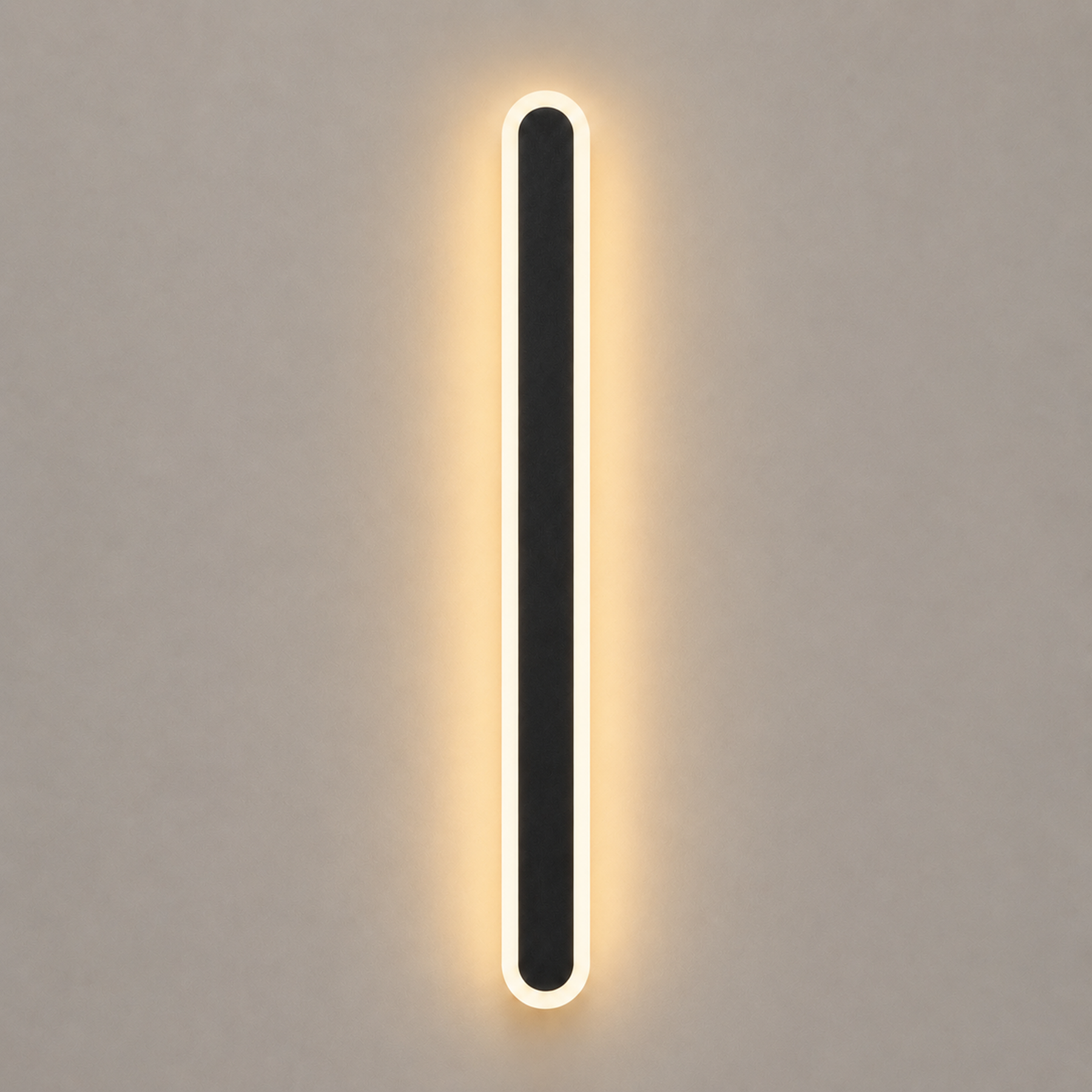 G.W.S LED Wholesale LED Linear Lights Black LED Oval Linear Wall Light