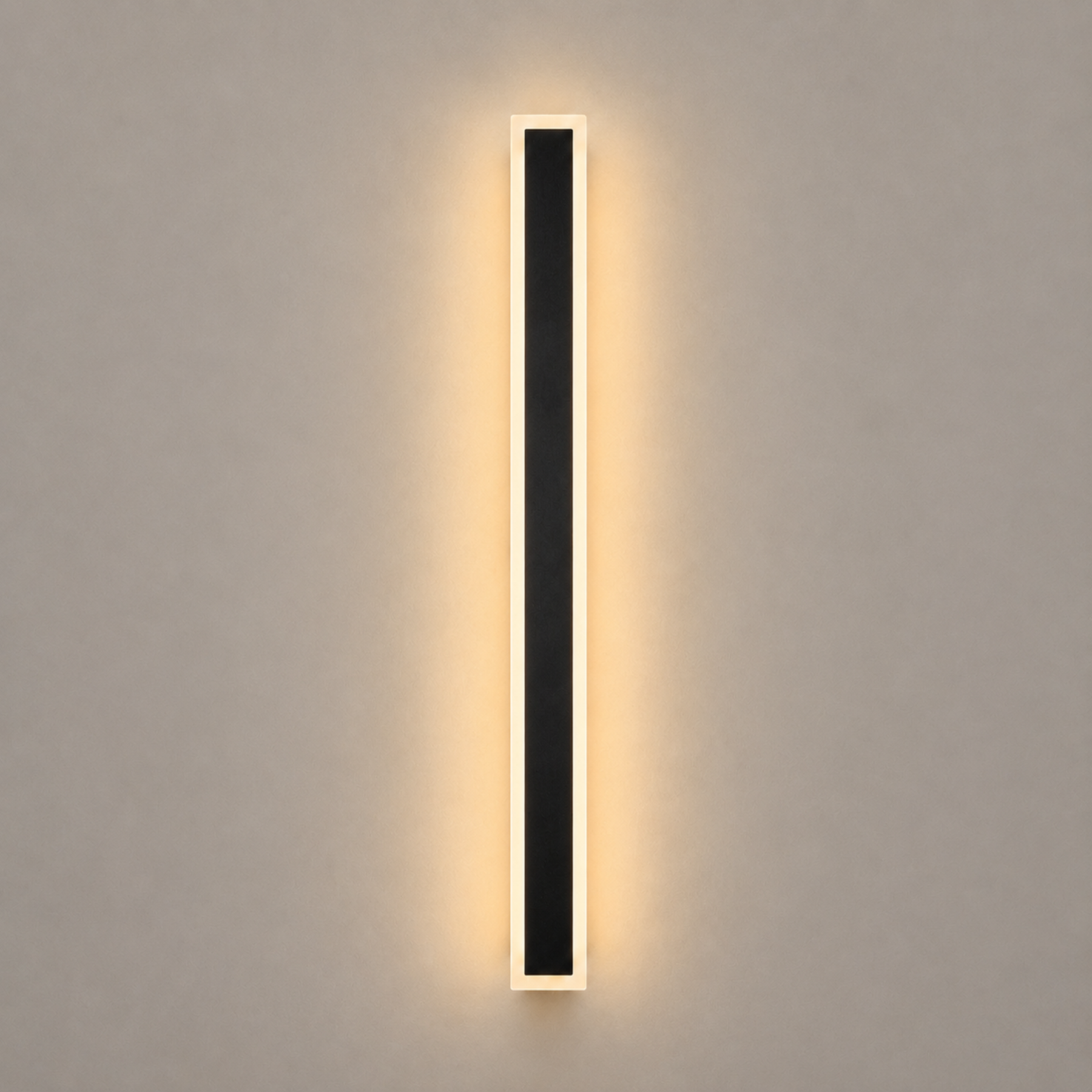 G.W.S LED Wholesale LED Linear Lights Black LED Rectangular Linear Wall Light