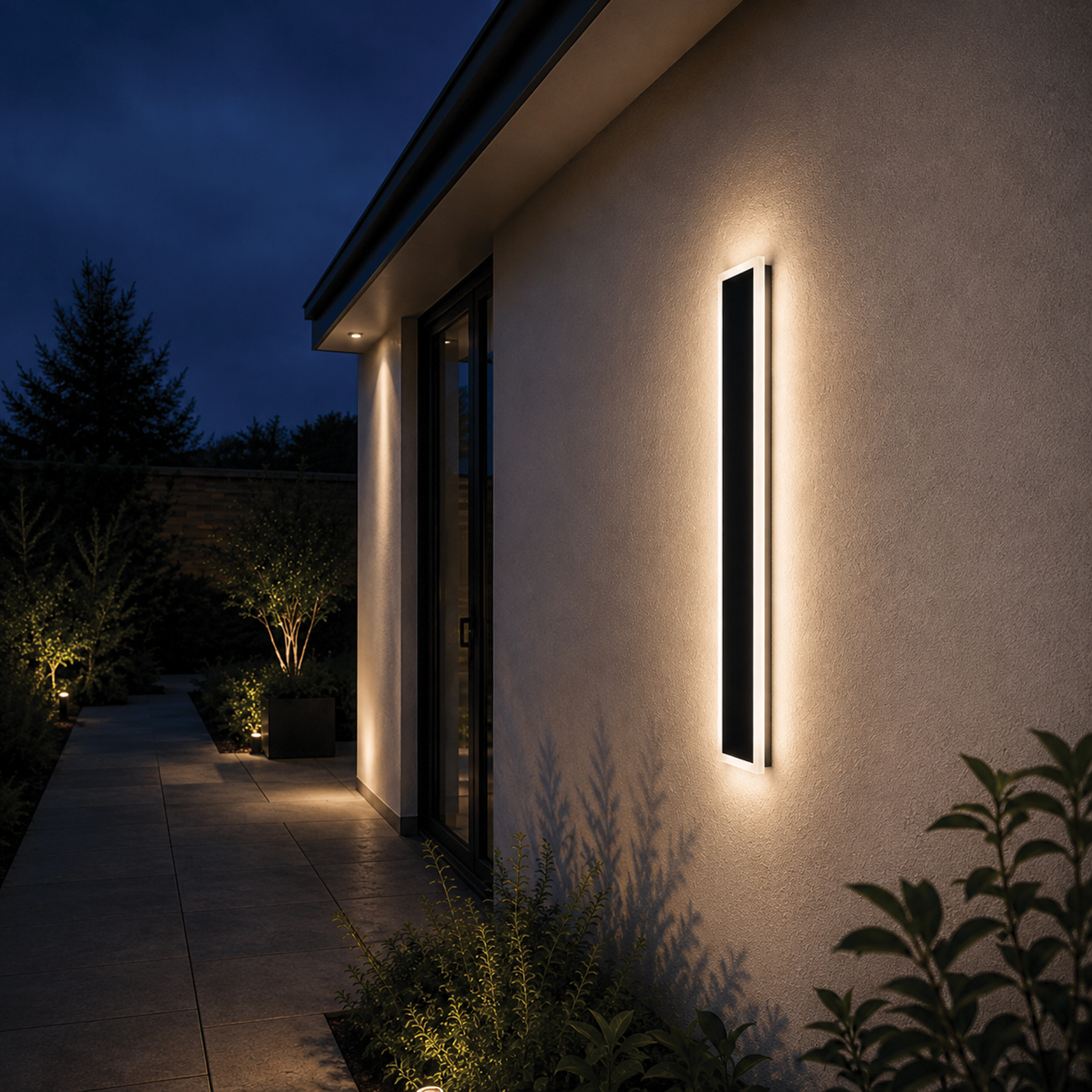 G.W.S LED Wholesale LED Linear Lights Black LED Rectangular Linear Wall Light