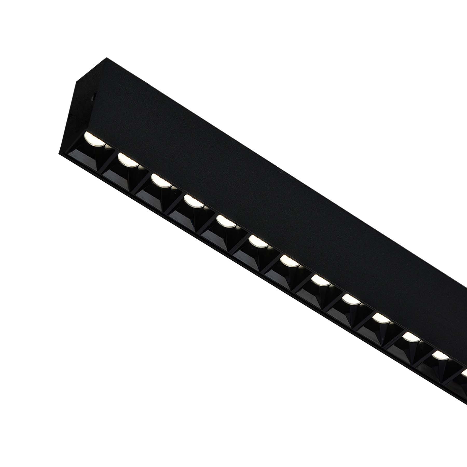 G.W.S LED Wholesale LED Linear Lights Black LED Ultra Slim Linear Pendant Light