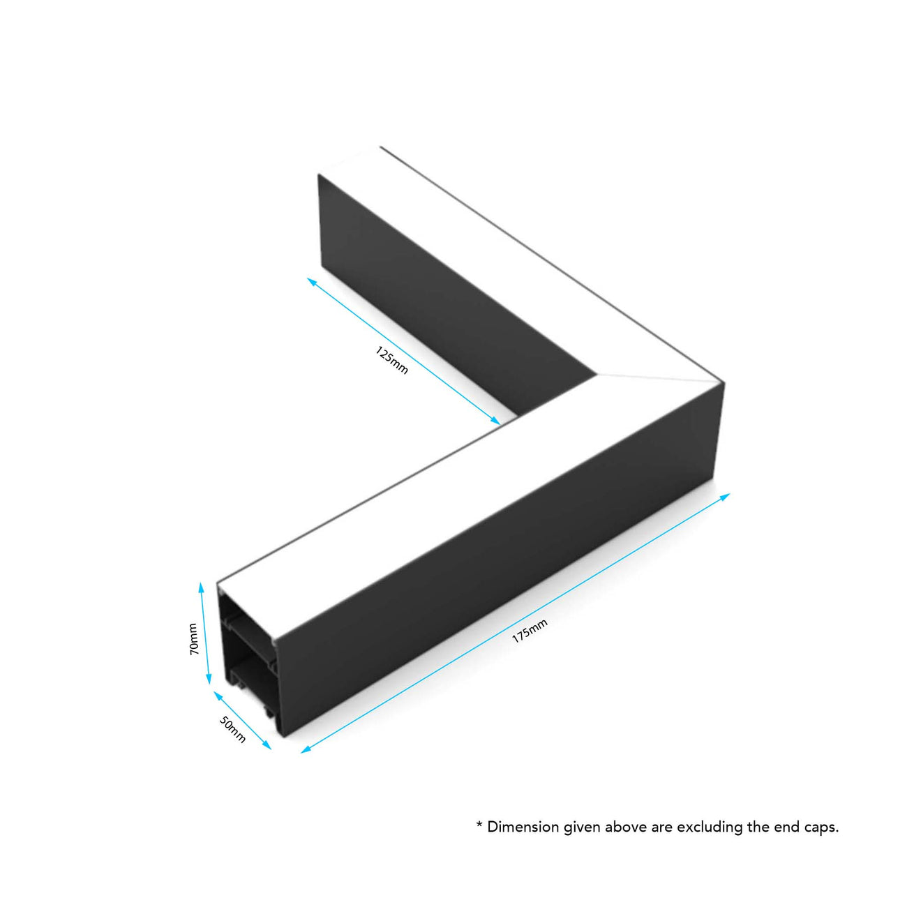 LED Linear Light L Shape Connector