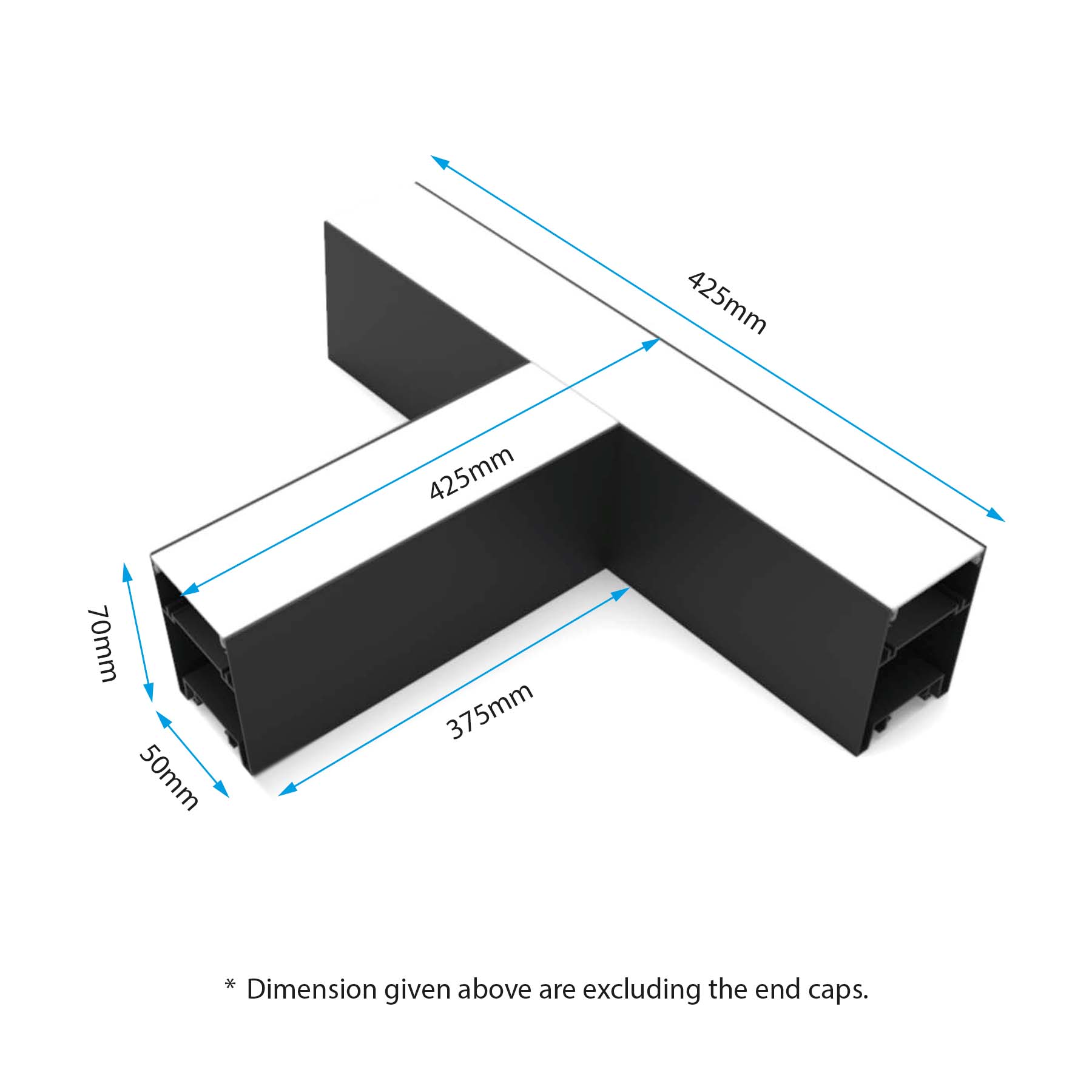 G.W.S LED Wholesale LED Linear Lights LED Linear Light T Shape Connector