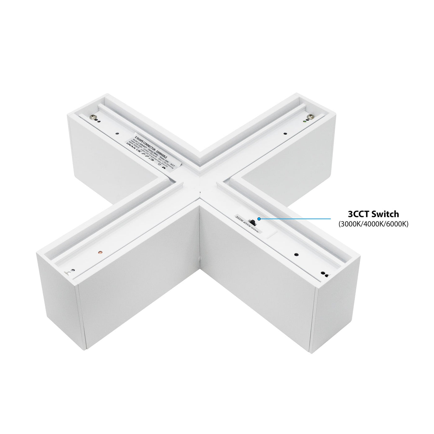 LED Linear Light X Shape Connector