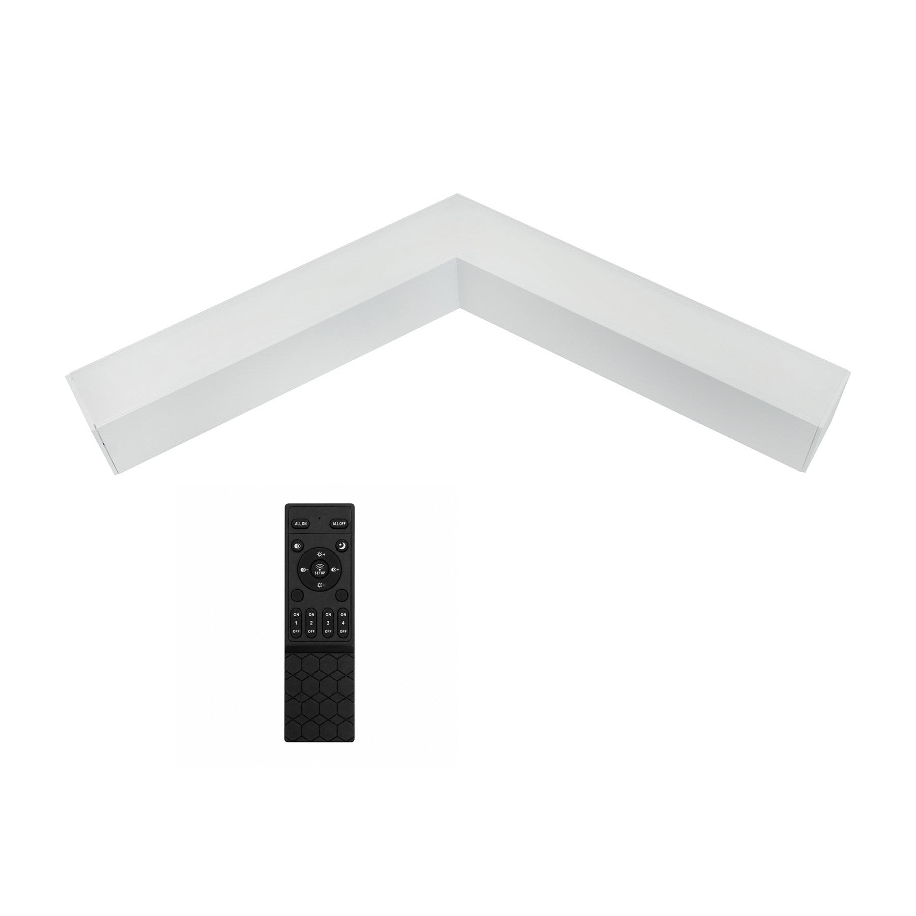 G.W.S LED Wholesale LED Linear Lights RF Remote Control / White / 3CCT (3000K+4000K+6000K) LED Linear Light 120° L Shape Connector Module
