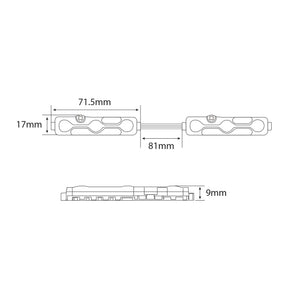 G.W.S LED Wholesale LED Module Lights 5050 0.72W 3 LED Injection Module – 12V RGB, IP67 for Signage
