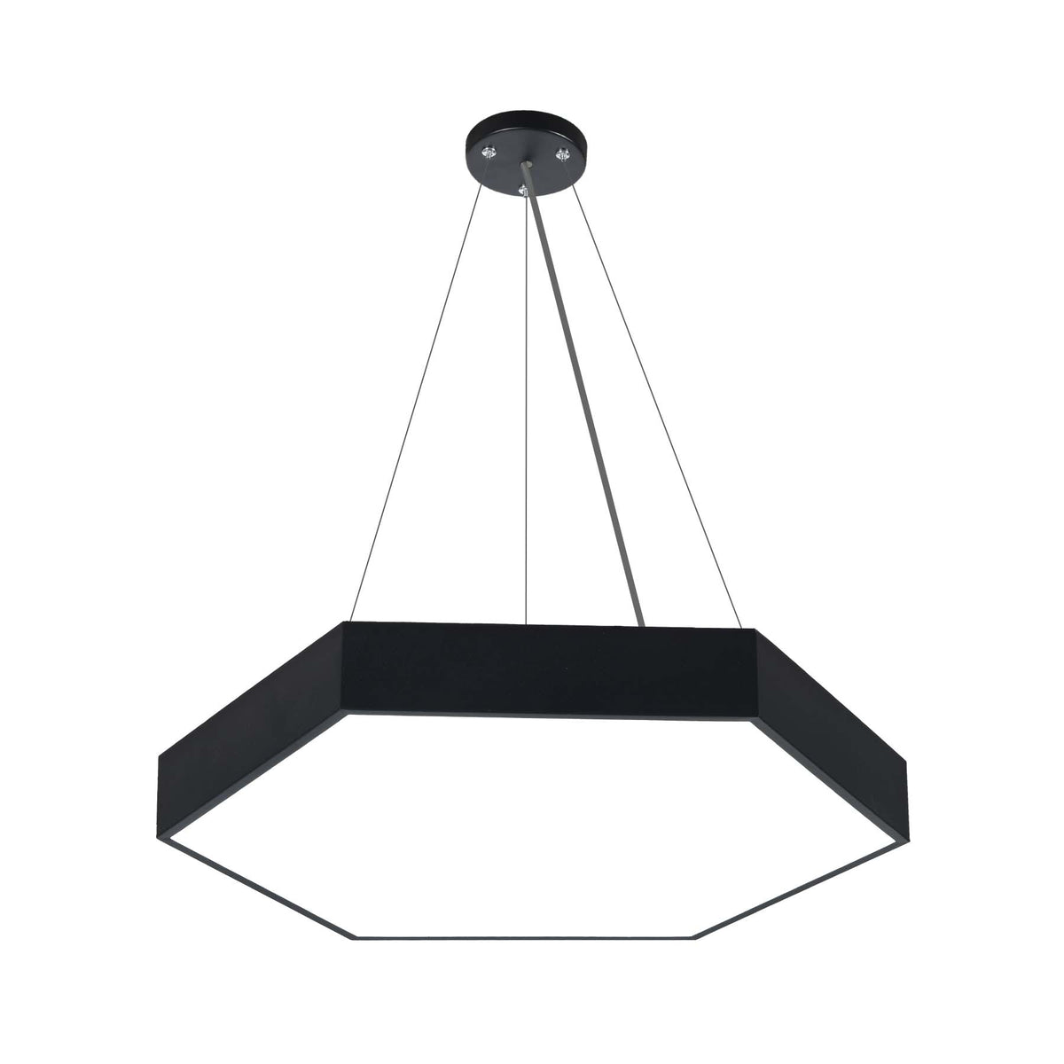 G.W.S LED Wholesale LED Pendant Light Black LED Hexagon Pendant Light 3CCT
