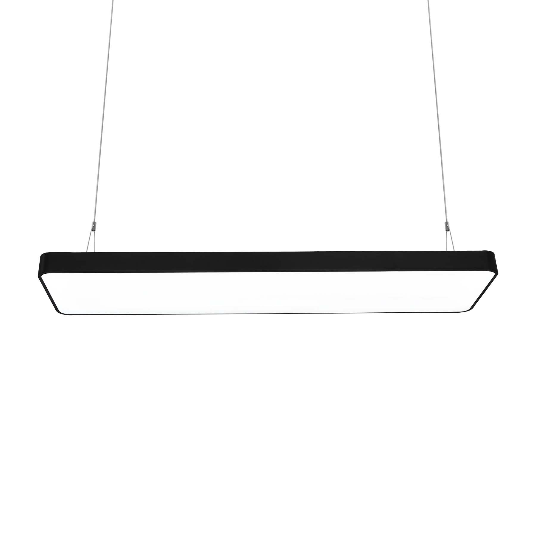 G.W.S LED Wholesale LED Pendant Light Black LED Rectangular Pendant Light 3CCT