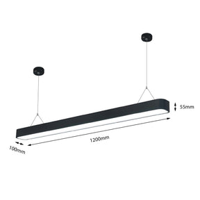G.W.S LED Wholesale LED Pendant Light Black LED Rectangular Pendant Light 3CCT