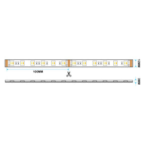 G.W.S LED Wholesale LED Strip Lights 5M / RGB+CCT LED 5050 Strip Light, 5M Reel, IP44, 24V, 60 LEDs/M, RGB+CCT