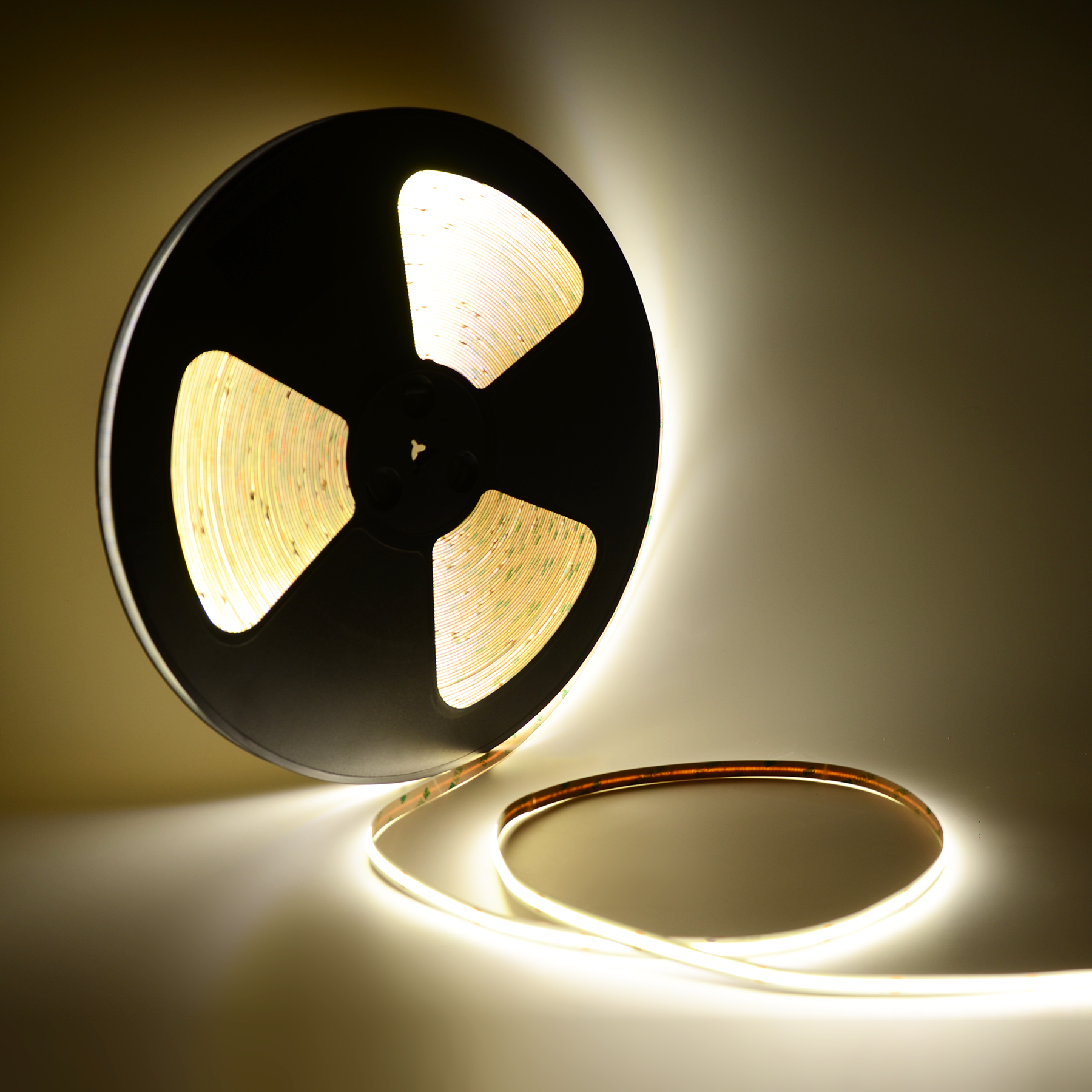 G.W.S LED Wholesale LED Strip Lights LED COB Strip Light, Seamless, 50M Reel, IP20, 48V, 10mm Wide