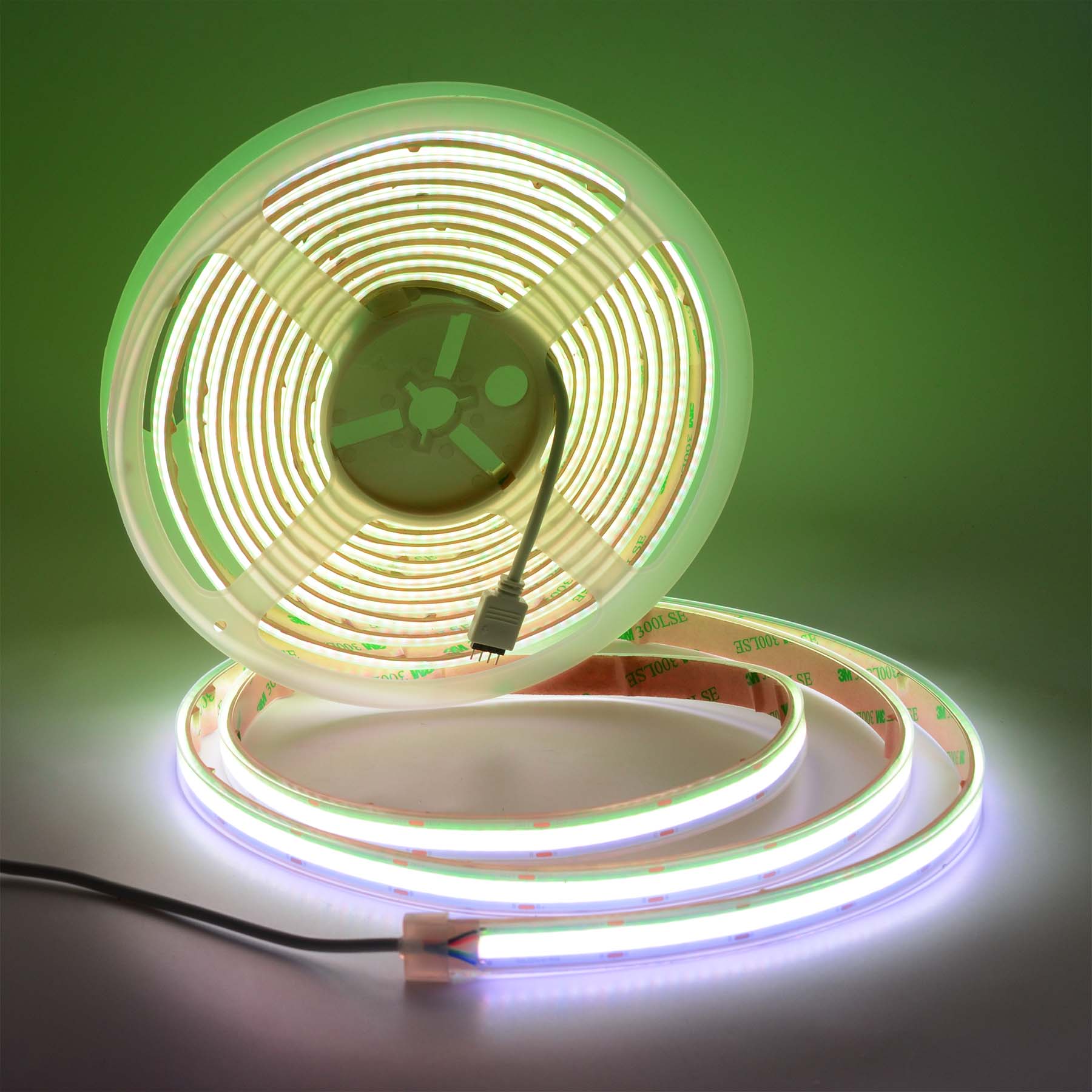 G.W.S LED Wholesale LED Strip Lights LED COB Strip Light, Seamless, 5M Reel, IP20/IP65, 24V, 10mm/12mm Wide, RGB